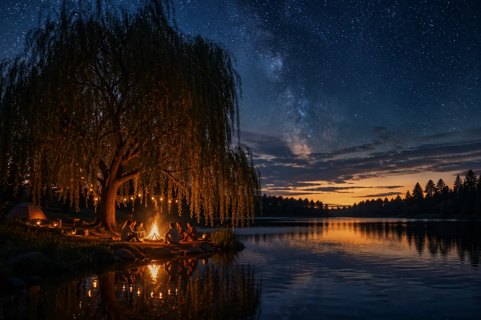 CampVibe community bonfire