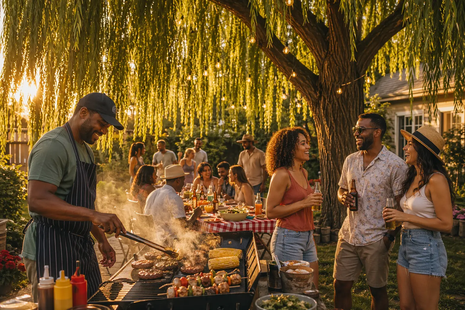 Campground cookout