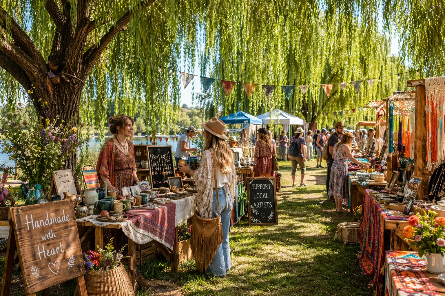 Campground craft fair